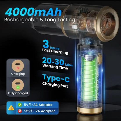 🔥Last Day Sale 49% OFF - Wireless Handheld Car Vacuum Cleaner