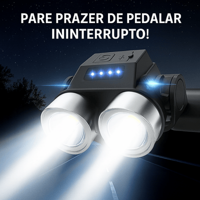 Farol super luminoso para bicicleta