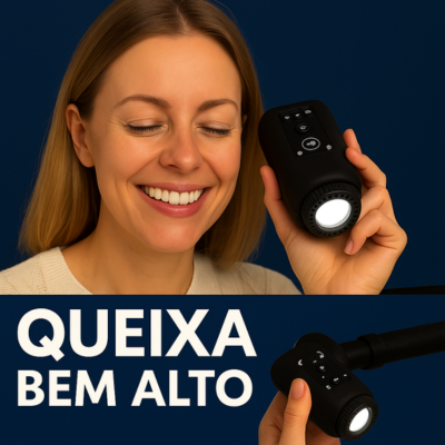Luz e buzina 2 em 1 para bicicleta