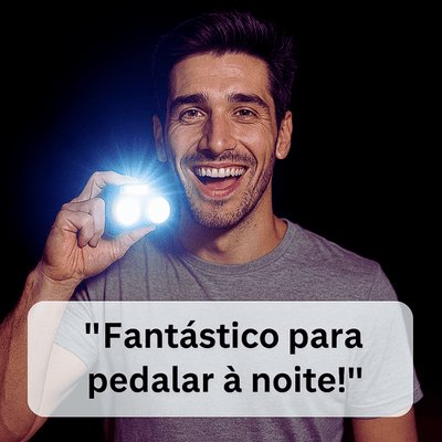 Farol super luminoso para bicicleta