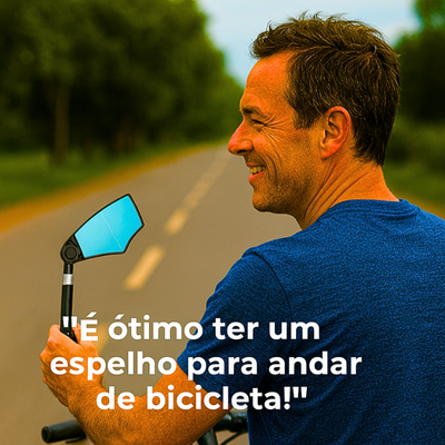 Espelho retrovisor para bicicleta