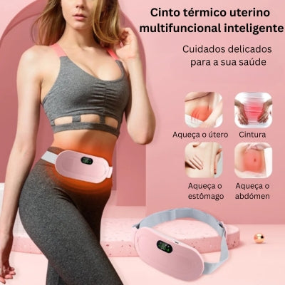 Cinto aquecido para alívio menstrual