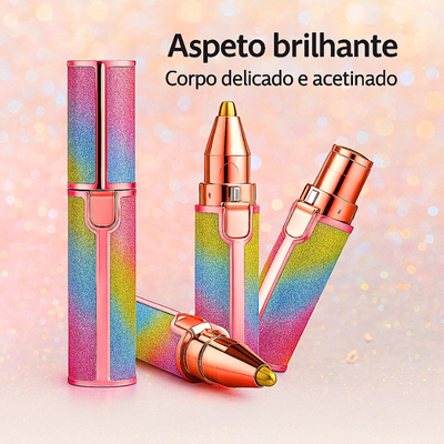 Aparador de sobrancelhas e depilador 2 em 1