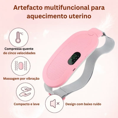 Cinto aquecido para alívio menstrual