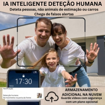 Campainha vídeo inteligente sem fios
