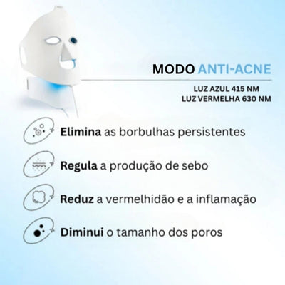 Máscara de LED antirrugas