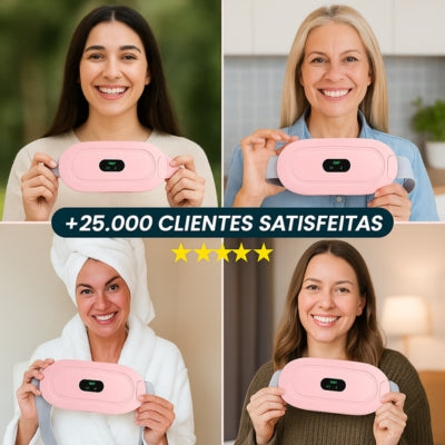 Cinto aquecido para alívio menstrual