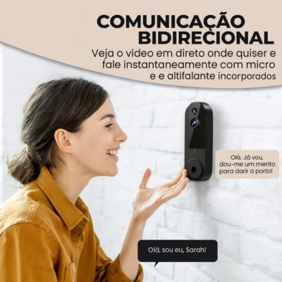 Campainha vídeo inteligente sem fios