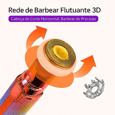 Aparador de sobrancelhas e depilador 2 em 1