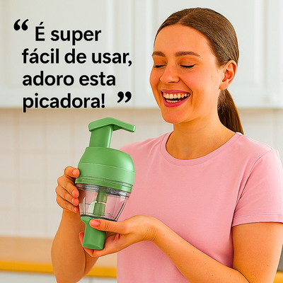 Cortador de legumes elétrico 4 em 1