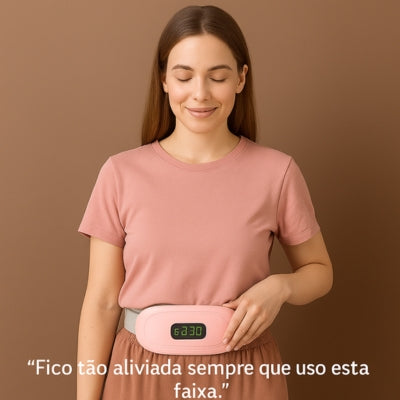 Cinto aquecido para alívio menstrual