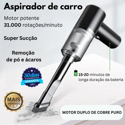 Aspirador de carro sem fio