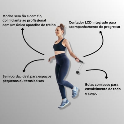 Corda de Saltar Sem Fio