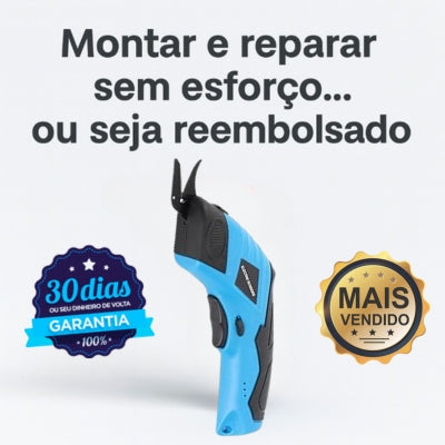 Tesoura elétrica portátil recarregável