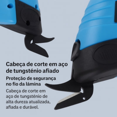 Tesoura elétrica portátil recarregável