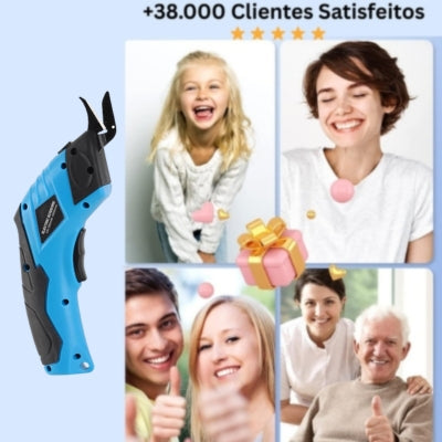 Tesoura elétrica portátil recarregável