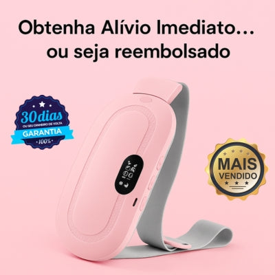 Cinto aquecido para alívio menstrual