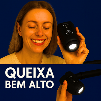 Luz e buzina 2 em 1 para bicicleta