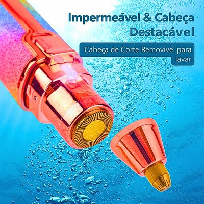 Aparador de sobrancelhas e depilador 2 em 1